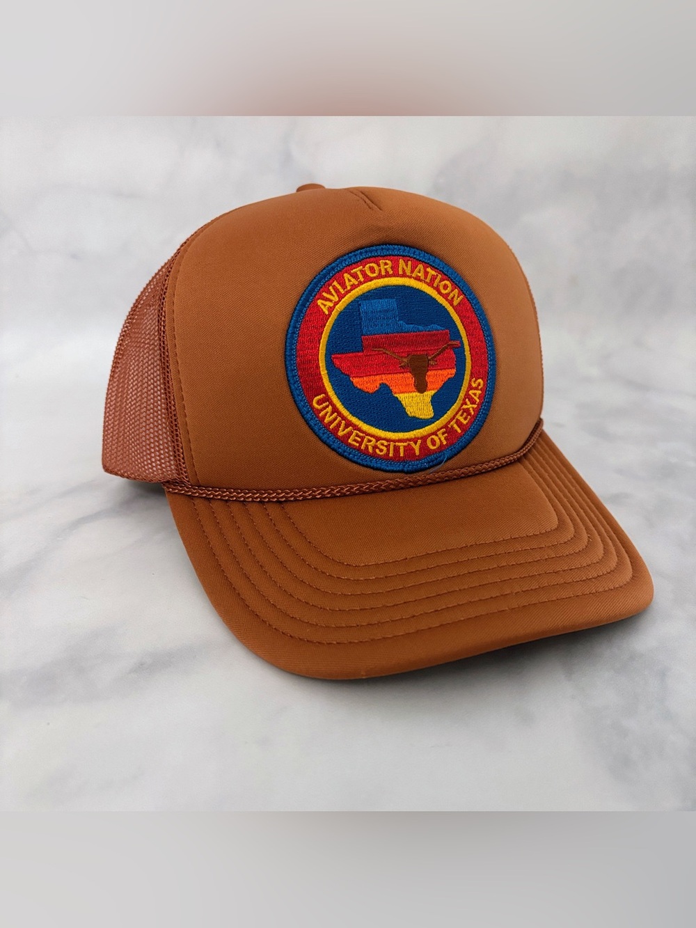 Aviator Nation Texas Longhorns Trucker Snapback Adjustable Hat Cap NWT